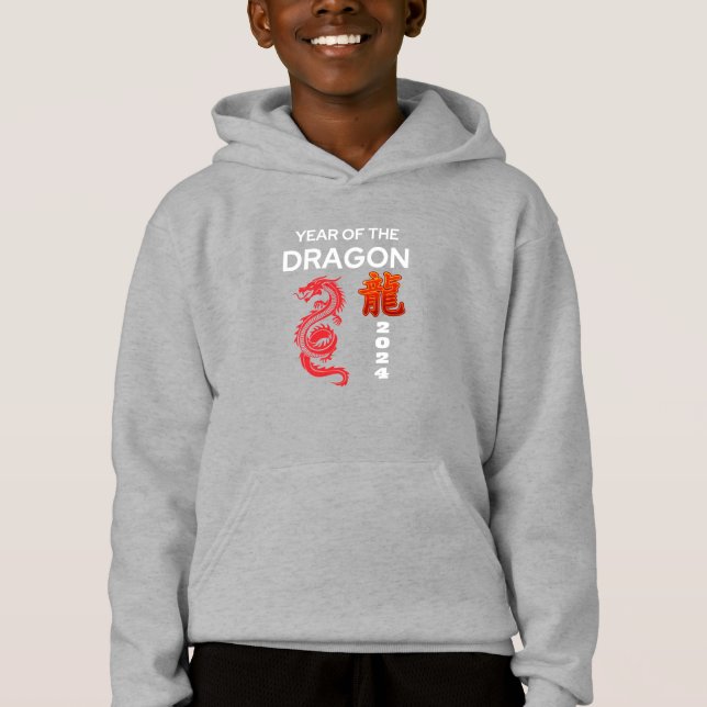 Ano do Dragão 2024 Hoodie (Frente)