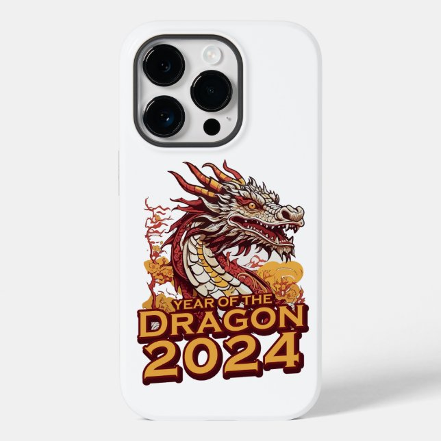 Ano do dragão 2024 iPhone 14 capas, Dragon (Verso)