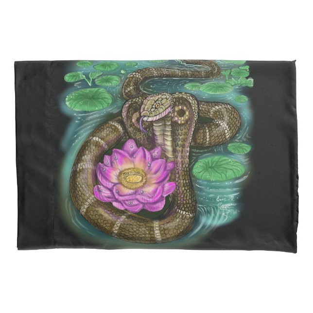 Ano do Pillowcase Zodiac Cobra Chinês-Cobra (Frente)