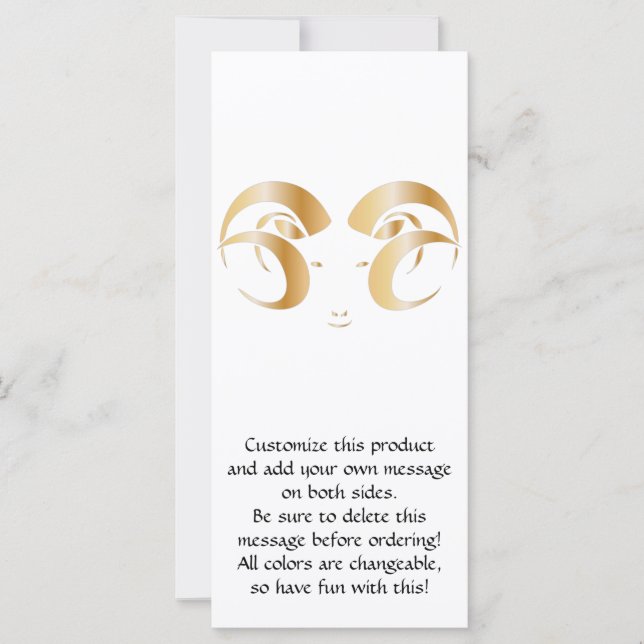 Ano do Ram/Ovinos (Frente)