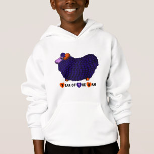 Ano do Ram Sheep ou Goat Purple Kids Tee