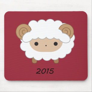 Ano dos carneiros Mousepad 2015