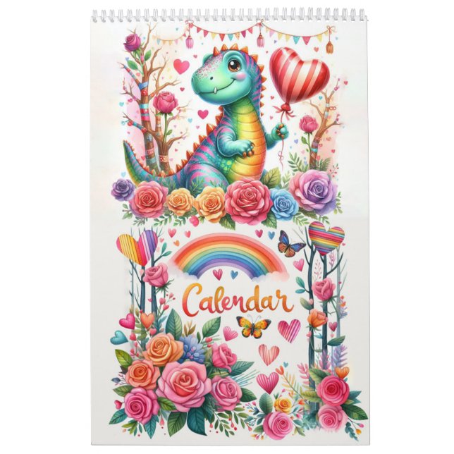 Ano dos Dinossauros: Um Calendário de Viagem a Cor (Capa)