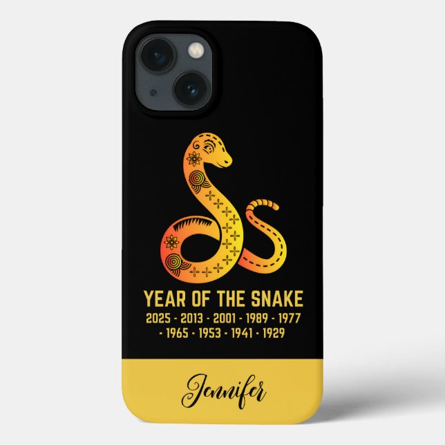 Ano Dourado De Gradiente Do Nome Zodiac Cobra Pret (Verso)