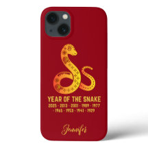 Ano Dourado De Gradiente Do Nome Zodiac Cobra Verm