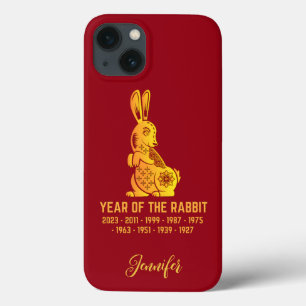 Ano Dourado De Gradiente Do Rabbit Zodiac Nome Ver