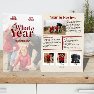 Ano Moderno em Revisão do Cartão com fotos de Féri