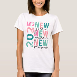 Ano Novo 2025 Graça Louvor | Camiseta Motivacional