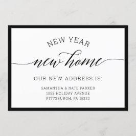 Ano Novo| Anúncio de mudança de residência