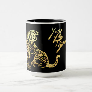 Ano Novo Chinês da Caneca Monográfica Tiger