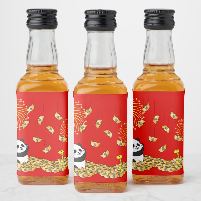 Ano Novo Chinês da Cobra 2025 Panda (Garrafas)