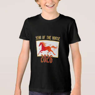 Ano Novo do Cavalo de Fogo Chinês 2026 Infantil