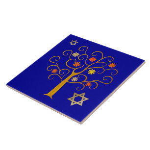 Ano Novo Judaico   Rosh Hashanah Gift Azulejos