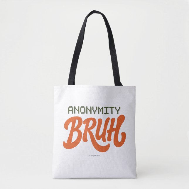 Anonymity Bruh Logo - Tote (Frente)