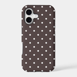Anos 50 Estilo Bolinhas castanha iPhone 5 Case