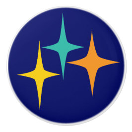Anos 50-noventa - botão de estrela triplo