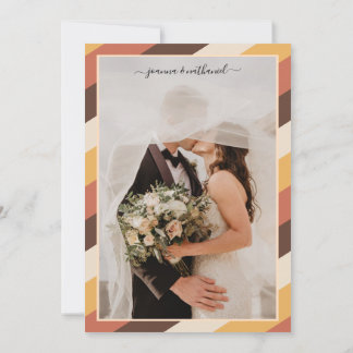 Anos setenta Retro Striped Nós Elocuímos Anúncio 7