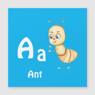 Ant personalize ABC: Carta A - Adicione seu nome