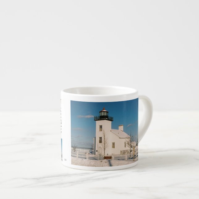 Antecedentes do farol de areia espresso caneca (Frente Esquerda)