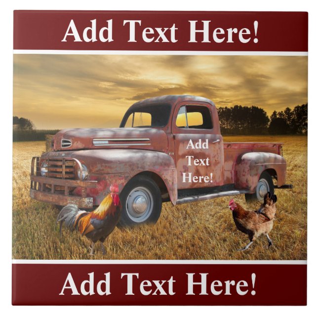 Anterior Galo Vermelho de Caminhão Hen Fazenda Sun (Frente)