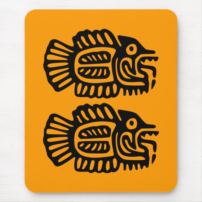 Anterior Mousepad de Arte de Peixe Mexicano (Frente)