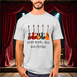 Antes das palavras, havia uma camisa de ritmo