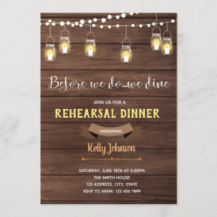 Antes de jantar o convite