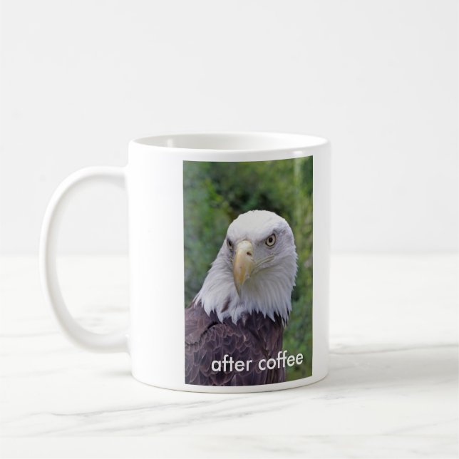 antes do café, após a caneca de café (Esquerda)