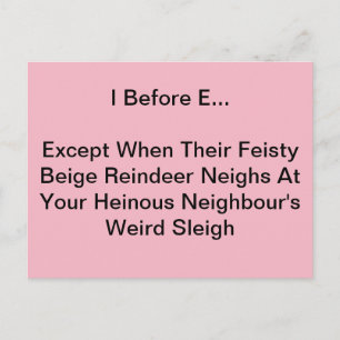 Antes do Cartão Postal E