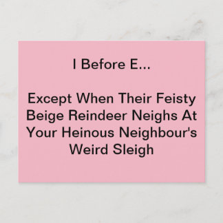 Antes do Cartão Postal E