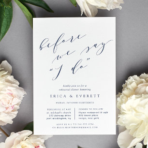 Antes que nós me digamos faça o convite do janta