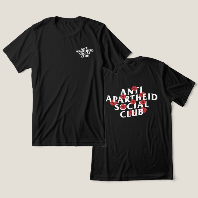 Anti-Apartheid Social Club Poppy Flower (Design Frente e Verso)