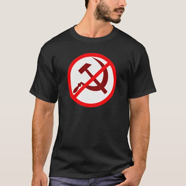 Anti-comunismo NÃO AO Camiseta COMUNISMO (Frente)