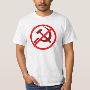 Anti-comunismo NÃO AO Camiseta COMUNISMO