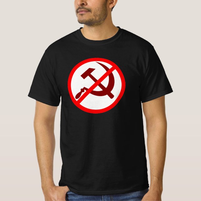 Anti-comunismo NÃO AO Camiseta COMUNISMO (Frente)