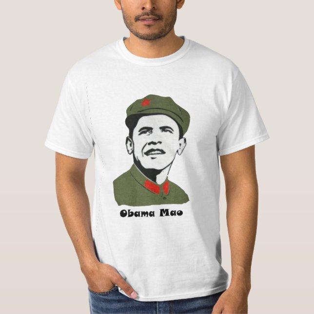 Anti conservador da camisa da política T de Obama (Frente)
