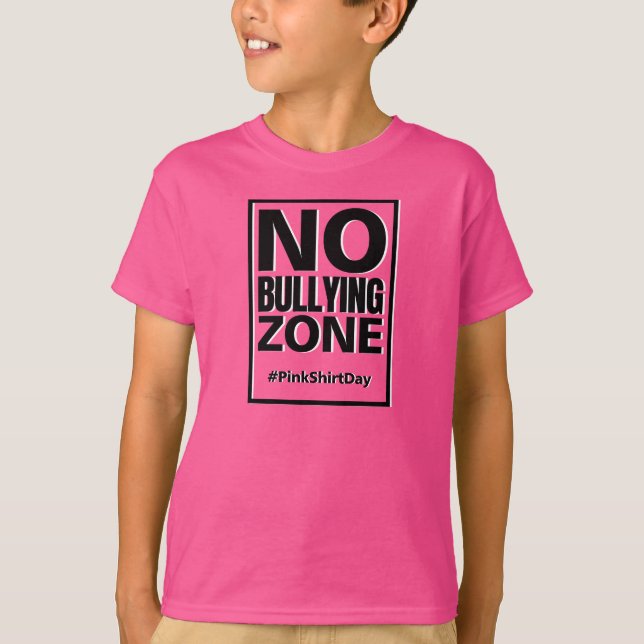 Anti dia cor-de-rosa tiranizando da camisa nenhuma (Frente)