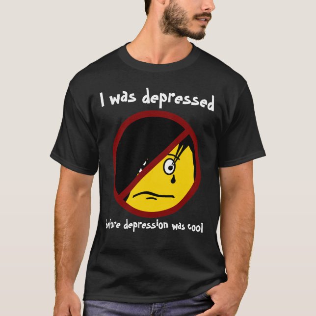 Anti-Emo camisa da depressão (Frente)