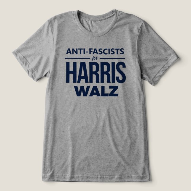 Anti-fascistas para Harris Walz (Design frontal)