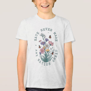 Anti Trump Floral Borboletas Democrata Presidente