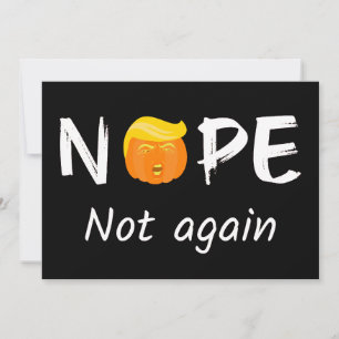 Anti-Trump - Não, Não Novamente Edição de Hallowee