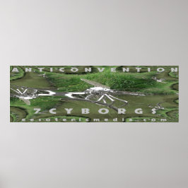 "Anticonvenção" pôster 36"x12" (90cm x 30cm)