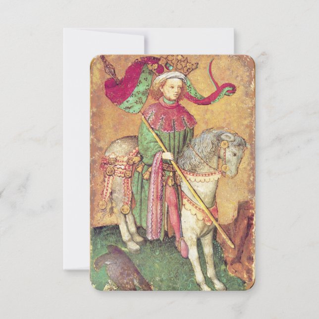 Anticos Tarots/Cartões de Tribunal Alemão/Rei dos  (Frente)