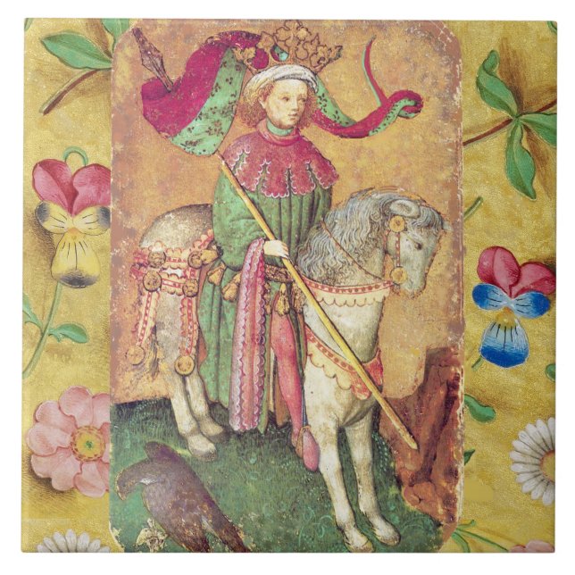 Anticos Tarots/Cartões de Tribunal Alemão/Rei dos  (Frente)