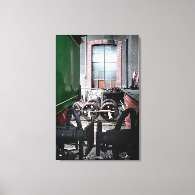 Antiga Canvas do trem de vapor Le Mastrou (Frente)