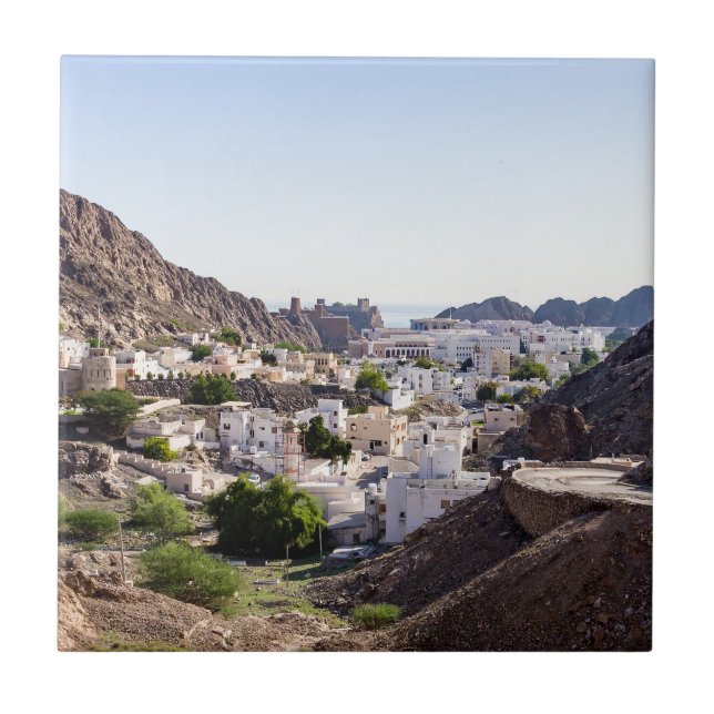 Antiga cidade histórica original de Muscat - Omã (Frente)