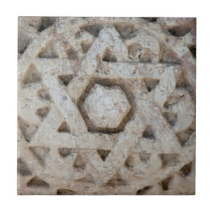 Antiga escultura da Estrela de David, Israel