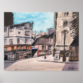 Antiga Paris França - Poster