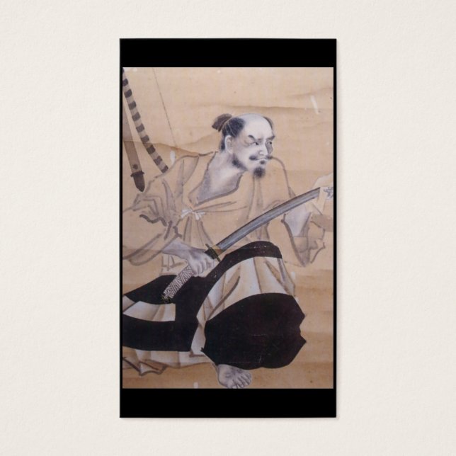 Antiga pintura em Samurai japonês (Frente)
