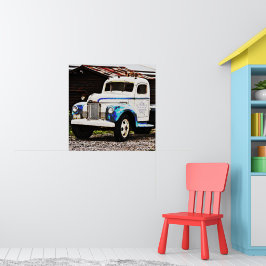 Antiga Truck Fotografia Poster Art